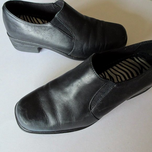 Tarantula Black Rubber Slip Resistant Work Dress Shoes - Picture 4 of 9